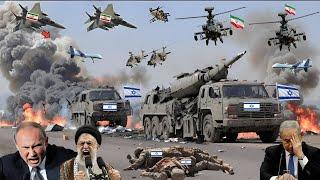 Iran Israel War | Irani Jets, Drones & Missiles Attack on Israeli Army Supply Convoy - GTA 5