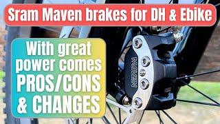 Sram Maven Brake Review - 50% more power than codes for DH and Ebikes