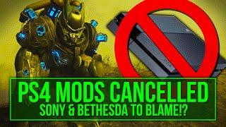 PlayStation 4 Mods CANCELLED for Fallout 4 & Skyrim Special