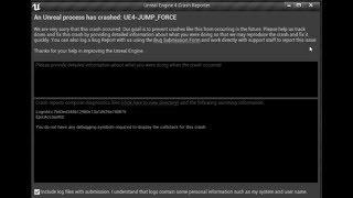 Fix Unreal Engine 4 Crash Reporter in Jump Force (CODEX)