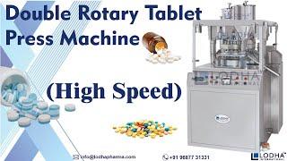 Double Rotary Tablet Press Machine (Tableting Machine - High Speed)