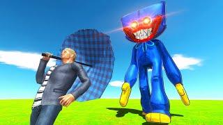 ESCAPING from Huggy Wuggy - Animal Revolt Battle Simulator