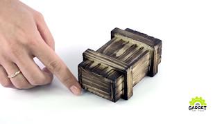 (AUFLÖSUNG) Knifflige Trick-Geschenkbox aus ECHT-HOLZ | ideal als Geldgeschenk! | *Gadget-for-You*