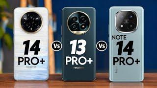 realme 14 Pro plus vs realme 13 pro plus vs redmi note 14 pro plus