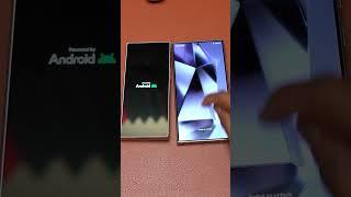 Samsung Galaxy Z FOLD 6 Vs Samsung Galaxy S24 Ultra Boot test #shorts #samsung