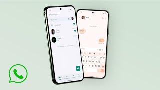 Introducing WhatsApp with Material You Concept