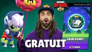 OFFICIEL : Le SKIN de GUS GRATUIT pour 12 VICTOIRES au DEFI du 24 Octobre Merci Brawl Stars 