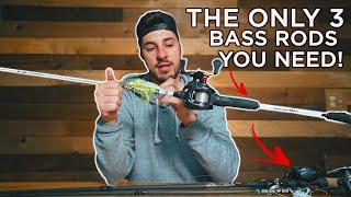 Dont Know What Rods to Get? Here are The ONLY 3 Bass Baitcasters You NEED!