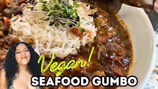 No Seafood GUMBO | Chef Joya Best Vegan Soul Food | Plantbased Recipes