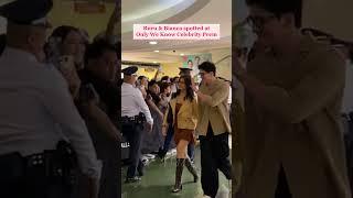RURU & BIANCA SPOTTED AT ONLY WE KNOW CELEBRITY PREMIERE #biancaumali #rurumadrid #spotted