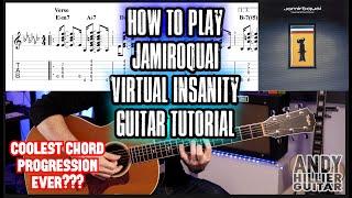 How to play Jamiroquai - Virtual Insanity Guitar Tutorial (Full song)