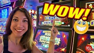 OMG!  SO EXCITING on Eureka Reel Blast Slot machine at @SevenFeathersCasino #slots #casino