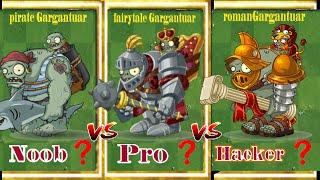 PVZ 2 Gameplay. NOOB vs PRO vs Hacker ( Who is Strongest ? .