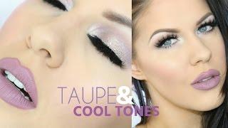 Classic Cool Toned Makeup | Taupe + Shimmer | NIKKIA JOY