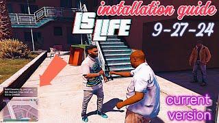 GTA 5 HOW TO INSTALL LS LIFE 2024 CURRENT VERSION