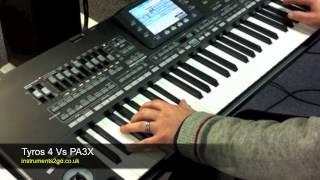 Yamaha Tyros 4 vs Korg PA3X