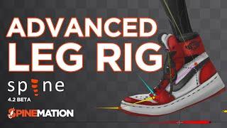 SPINE 2D - Advanced Leg Rig Setup