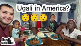 Wajumbe family has ugali in America - Vlog 003