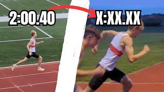 Can I Break 2 mins in the 800m?