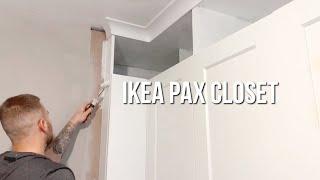 Built In IKEA PAX Wardrobe Hack | **EASY** DIY BUILT IN