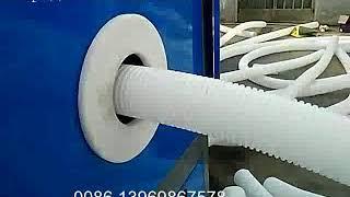HDPE corrugation pipe hole punching machine