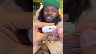 You won’t believe what came out from this FAKE AirPod  #shorts #apple #airpods #ios #samsung #fyp