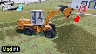 FS23 JCB grass loading & cutting