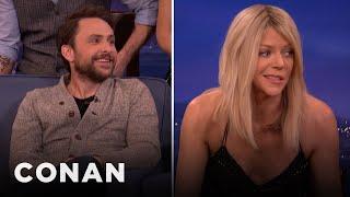 Charlie Day & Kaitlin Olson’s Awkward Love Scene | CONAN on TBS