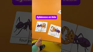 Syllabozoo en folie #maternelle #teacher #gs #son #syllabe