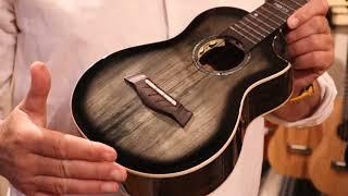 Flight Peter Moss Signature Moon Burst All Solid Spruce/Mahogany Concert Ukulele Demo - UKE Republic
