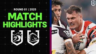 NRL Match Highlights 2025 | Roosters v Broncos | Round 1, 2025