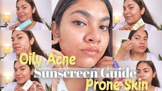 Sunscreen's That Don't Cause Acne! Best Sunscreen For Oily Acne Prone, Sensitive Skin