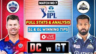 DC vs GT Dream11 Prediction 2023 DC vs GT Dream11 Team Today DC vs GT Dream11 Prediction Today Match