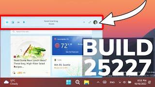 New Windows 11 Build 25227 – New Widgets UI, Start Menu Changes, Settings New Dialog and Fixes (Dev)