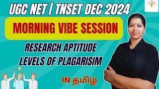 RESEARCH APTITUDE| UGC NET DEC 2024| TNSET 2024| LEVELS OF PLAGIARISIM