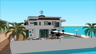 плавучий дом симс 4 Modern Плавучий дом симс 3  floating houses with basement floating house sims 3