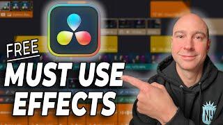 10 FREE Effects I Use on EVERY Project in DaVinci Resolve 20!