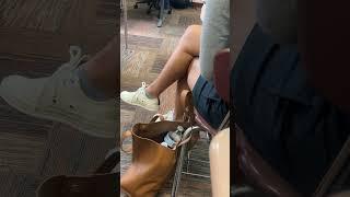 Candid legs in class!!