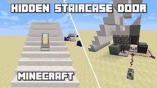 Hidden Staircase Door. Minecraft 1.15