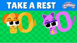 TAKE A REST | Smiling Critters Animation | Wonderland Numbers