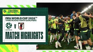Subway Socceroos v Japan | Highlights | FIFA World Cup 2026 Qualifier