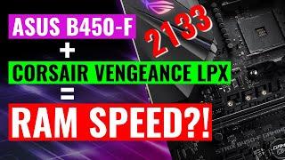 How to Fix RAM SPEED Issue | ASUS ROG STRIX B450-F Motherboard | Corsair Vengeance LPX 16GB 3200MHz