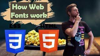 Lesson 46. How Web Fonts work. HTML for beginners