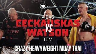 CRAZY HEAVYWEIGHT FIGHT!! Tom Watson vs Aidas Ceckauskas - Roar F.C. 100Kg+ Heavyweight - Full Fight