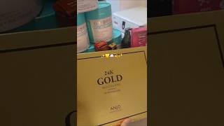 1/10 baho bering  24K gold anjo set aesthetic video  #aesthetic #kosmetika #obzor #aromabelle  #uz