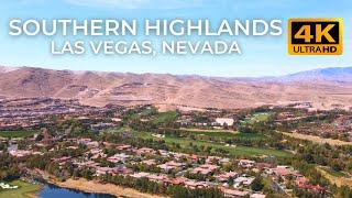 SOUTHERN HIGHLANDS | Exclusive Golf Course Views | Las Vegas, Nevada | 4k HD Drone Video