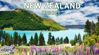 NEW ZEALAND 4K:- Experience the Raw Beauty of Middle-Earth - With Calm & Relax Music - For You ||