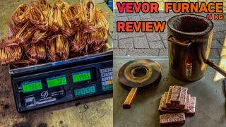 (4K) VEVOR 6KG Melting Furnace, Is It Any Good?! #melting #copper #metalcasting #belgium