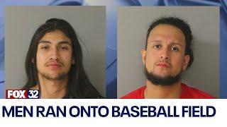 2 men arrested for running onto Guaranteed Rate Field at Crosstown Classic game: police