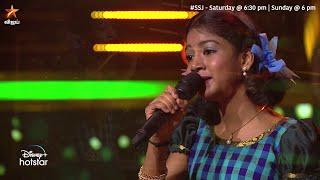 #Afina வின் குரலில் "போறாளே பொன்னுத்தாயி"..  | Super Singer Junior 8